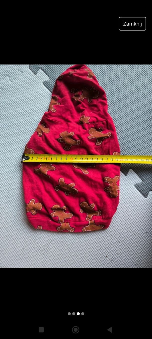 Bluza dla pieska york maltańczyk święta świąteczna ciastek