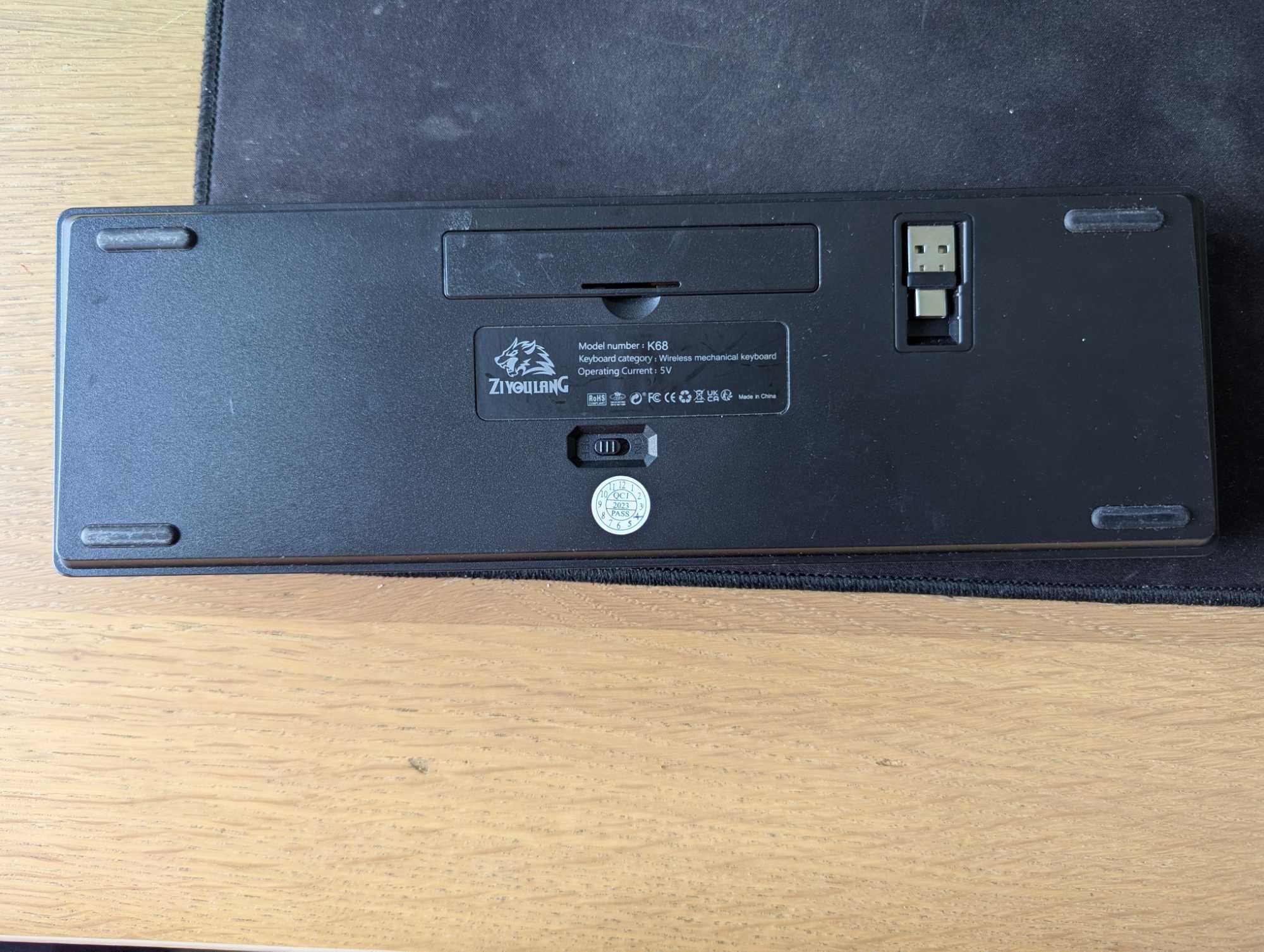 klawiatura mechaniczna ziyoulang k68