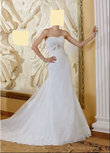 Piękna koronka suknia ślubna – kolor śmietankowy model Whitby