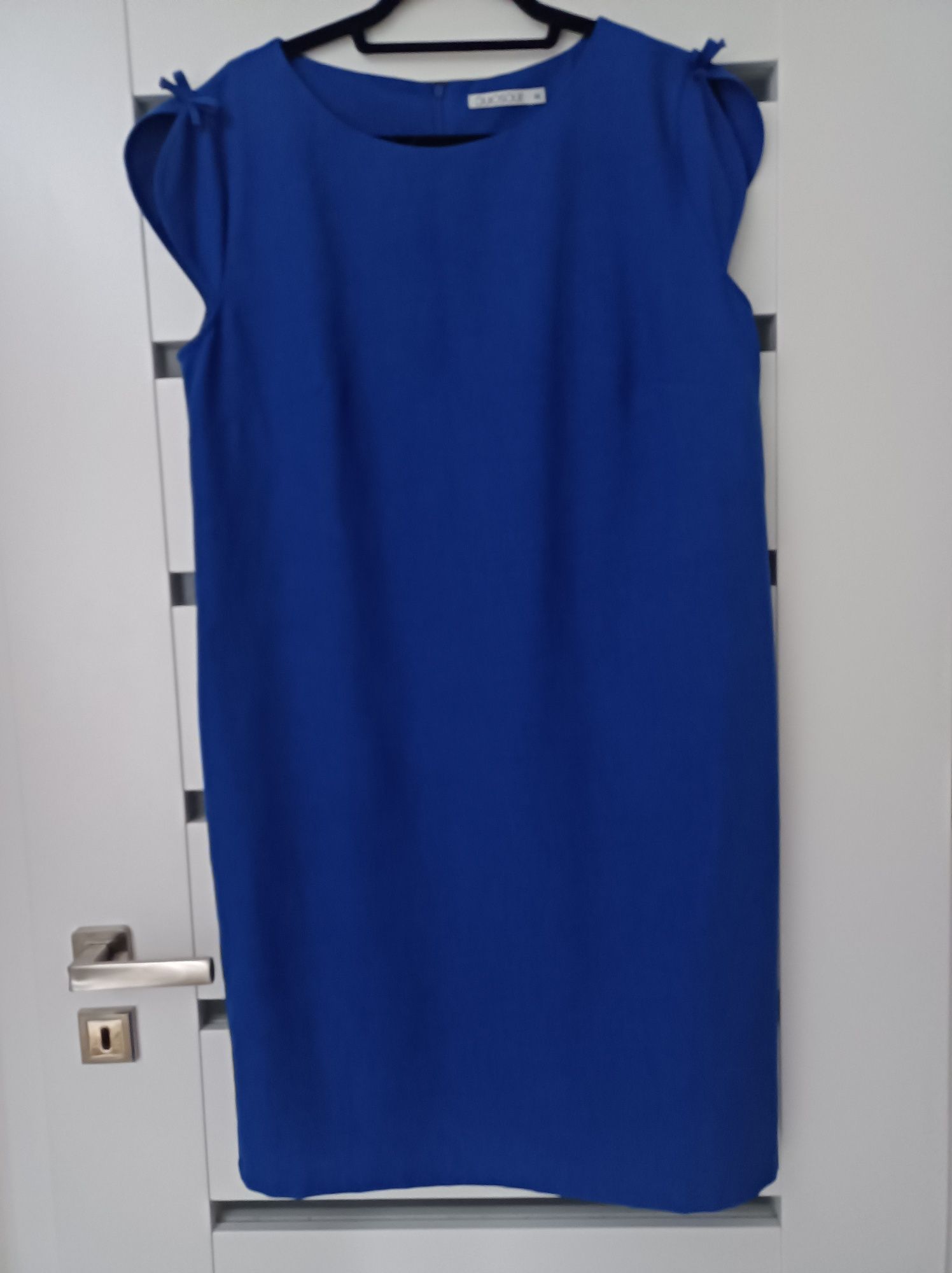 Elegancka, klasyczna modrakowa sukienka  ,, Quiosque "
