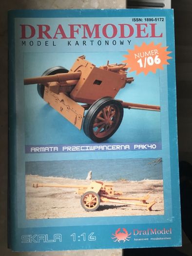 model karton drafmodel 3 sztuki