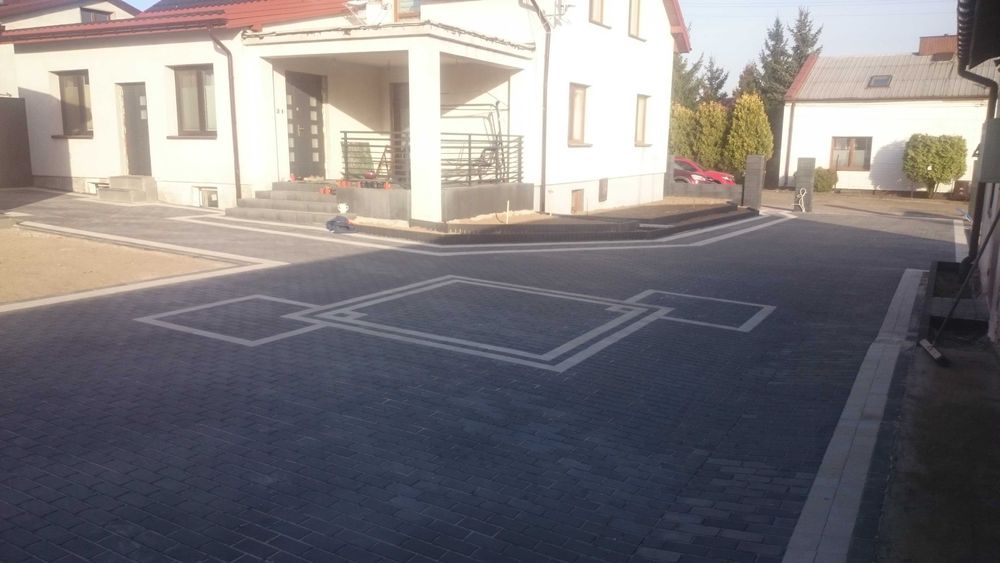Układanie kostki brukowej, brukarstwo, usługi brukarskie