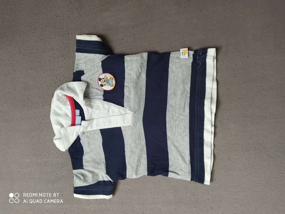 Koszulki dla chłopca z krótkim rękawem rozm 74