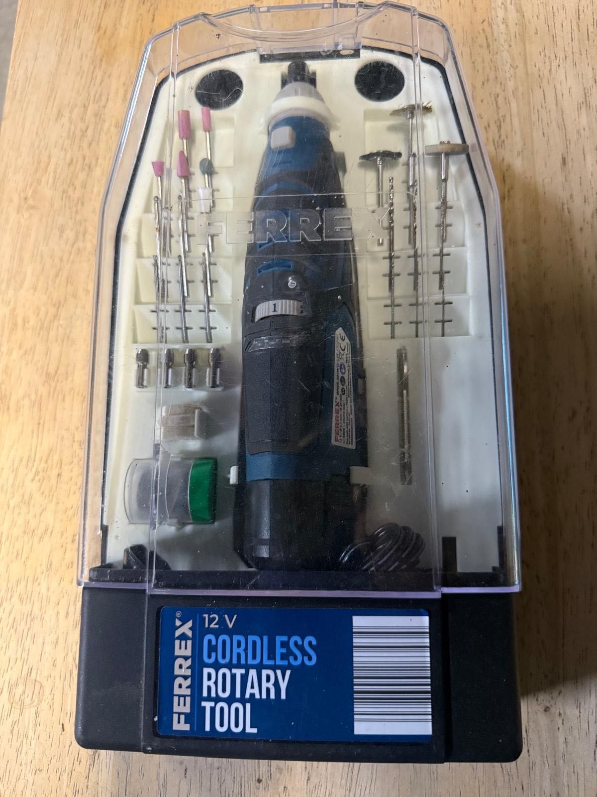 Miniszlifierka  FREZARKA FERREX 12V Li-ION z frezjami jak Dremel