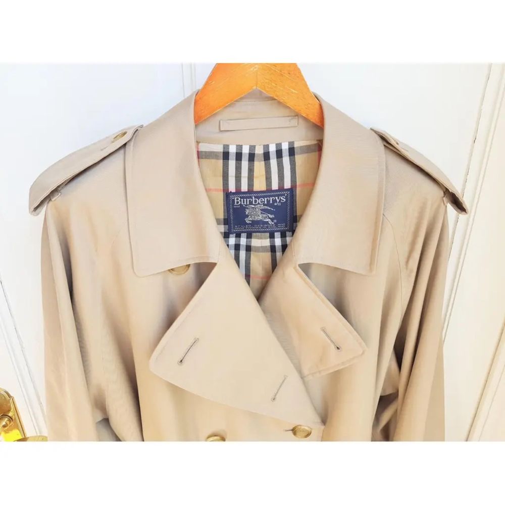Burberry vintage men's trench coat Beige тренч
