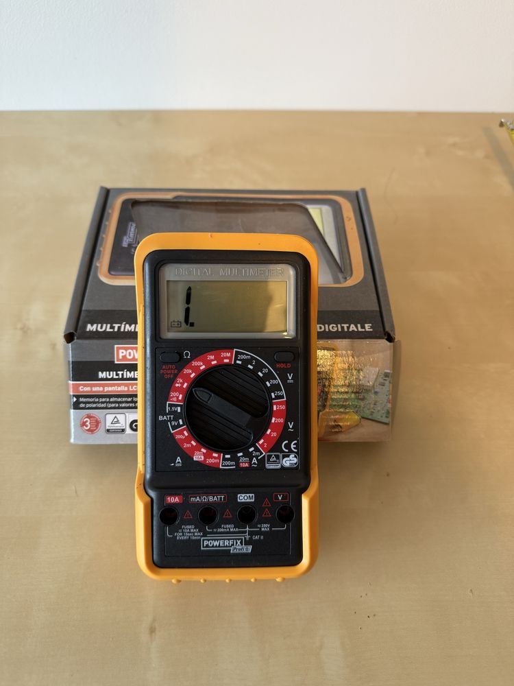 Multímetro Digital Powerfix PDM 250 A2 – Novo