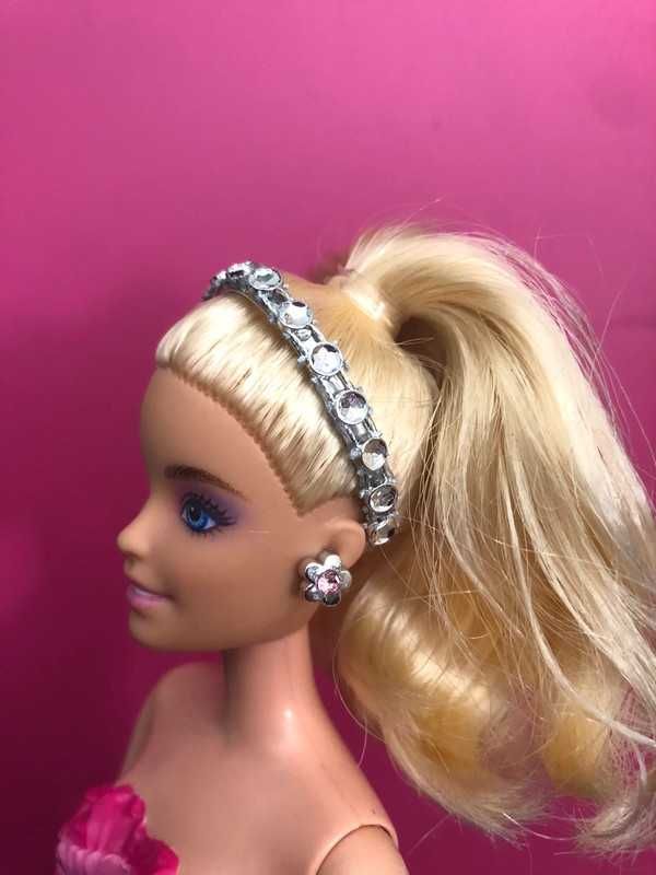 Barbie zabawka opaska biżuteria diament księżniczka korona vintage DIY