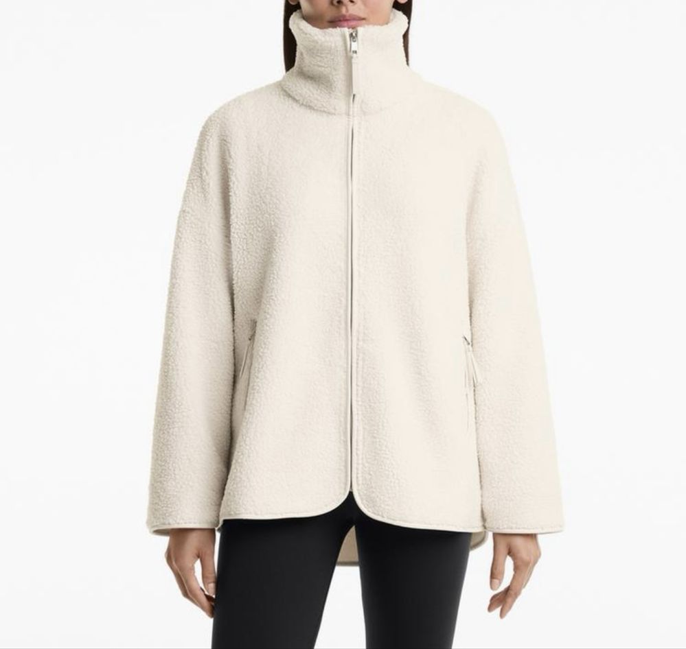 OYSHO Куртка oversize зі штучної овчини