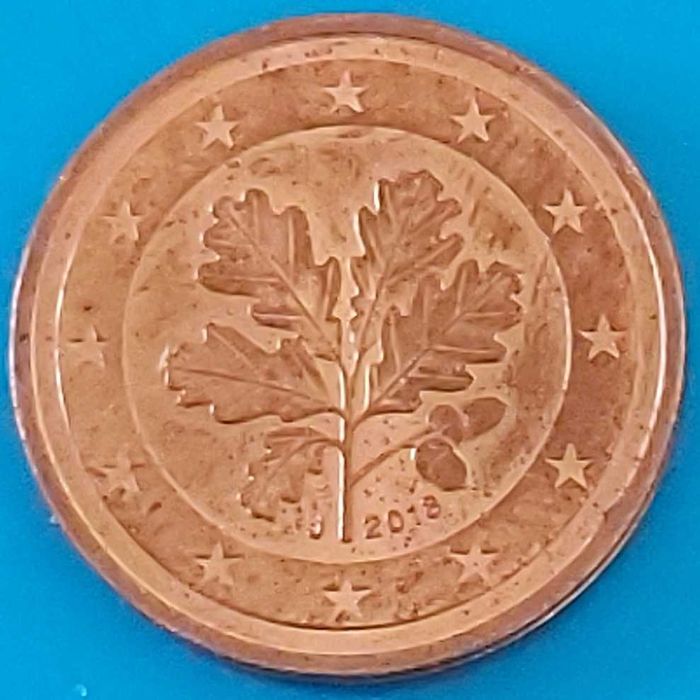 2 Cêntimos de 2018 * J * da Alemanha