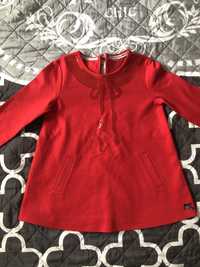 Bluzka tunika sweterek czerwona świąteczna Jasper Jconran rozmiar 110