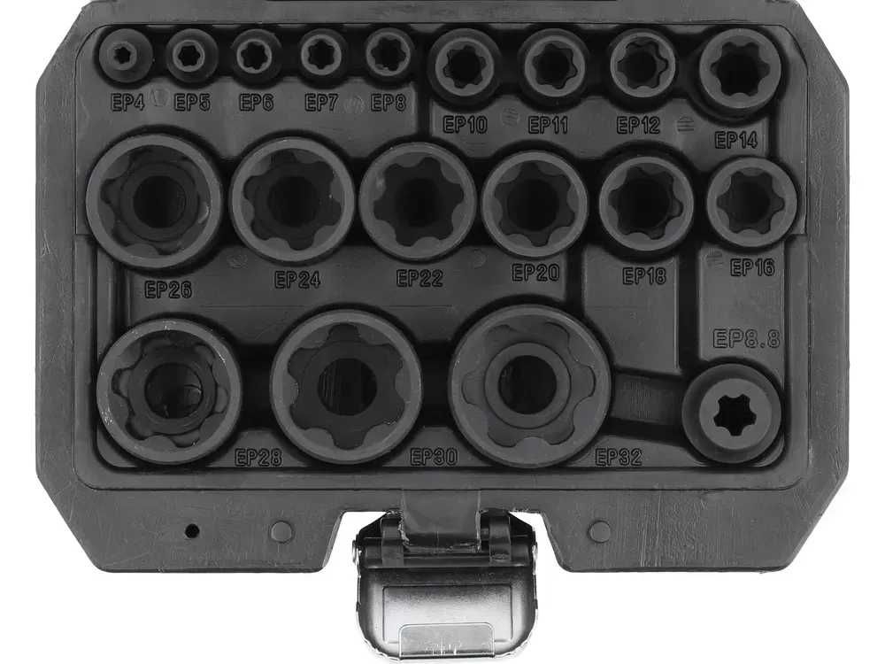 Набір головок TORX PLUS 1/4" 3/8" 1/2" EP4-EP32 YATO YT-05197