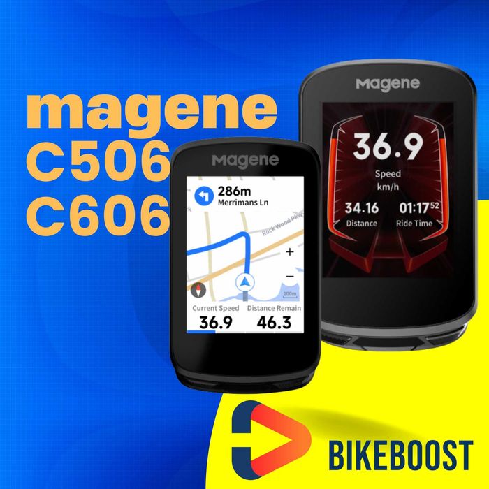 Велокомп'ютер Magene С506 / C606 кольоровий тач навігація повідомлення