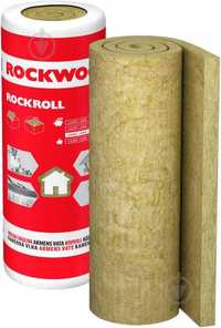 Базальтова вата у рулоні Rockwool Rockroll 100 мм/150 мм