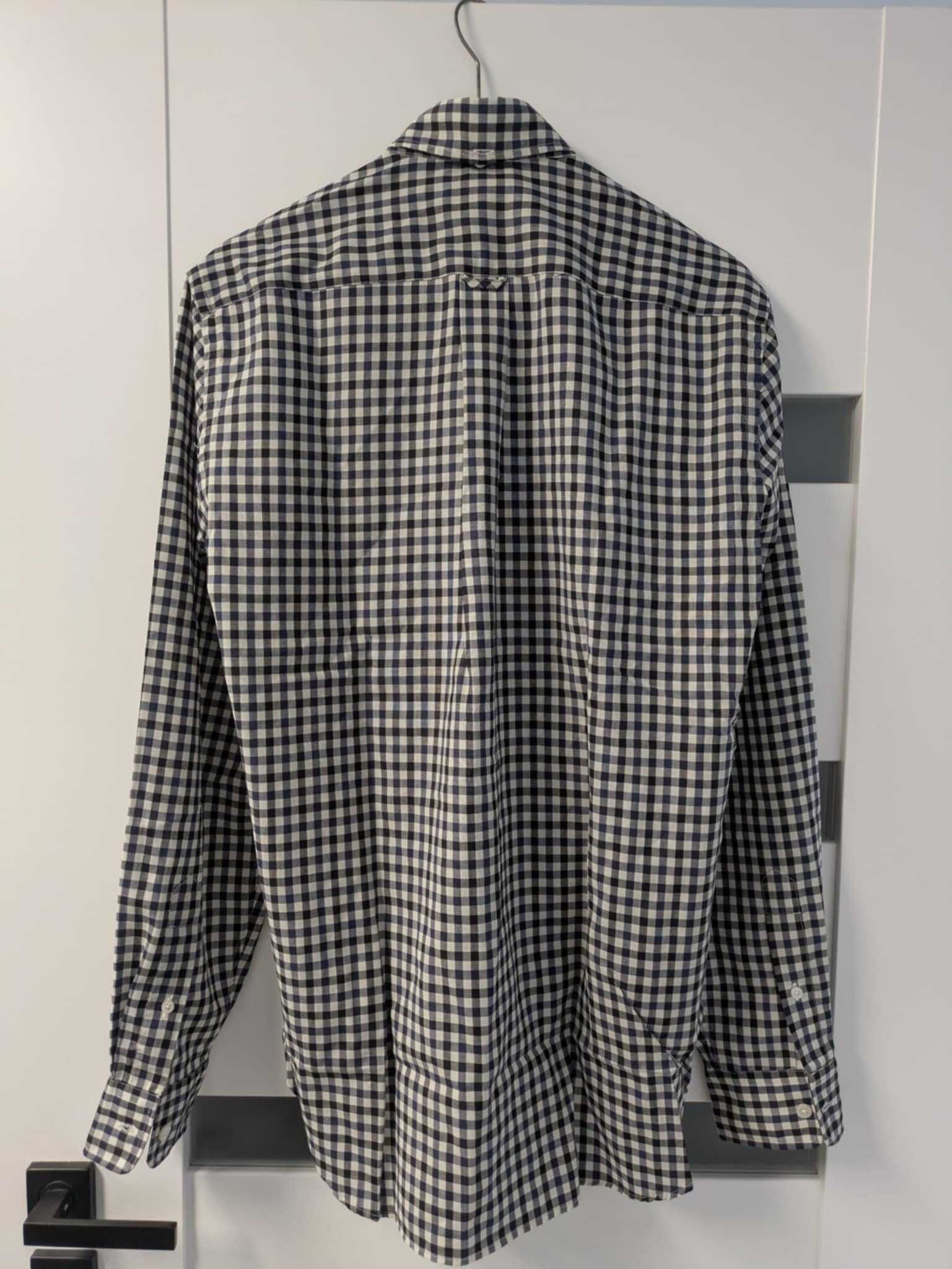 Woolrich virgin wool shirt Koszula 100% wełna dziewicza w kratę S