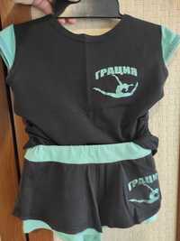Тренировочная форма шорты, лосины, футболка, реглан, топ