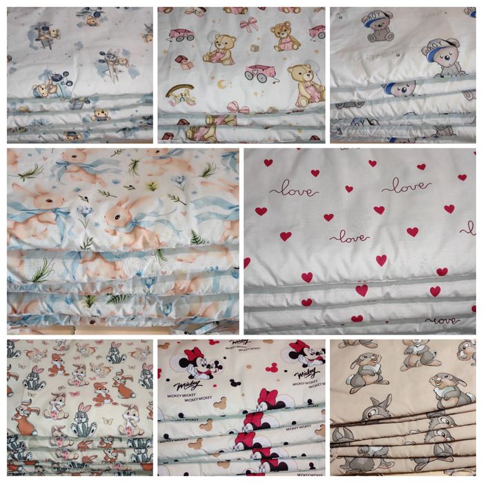 Бортики, захист  для дитячого ліжечка