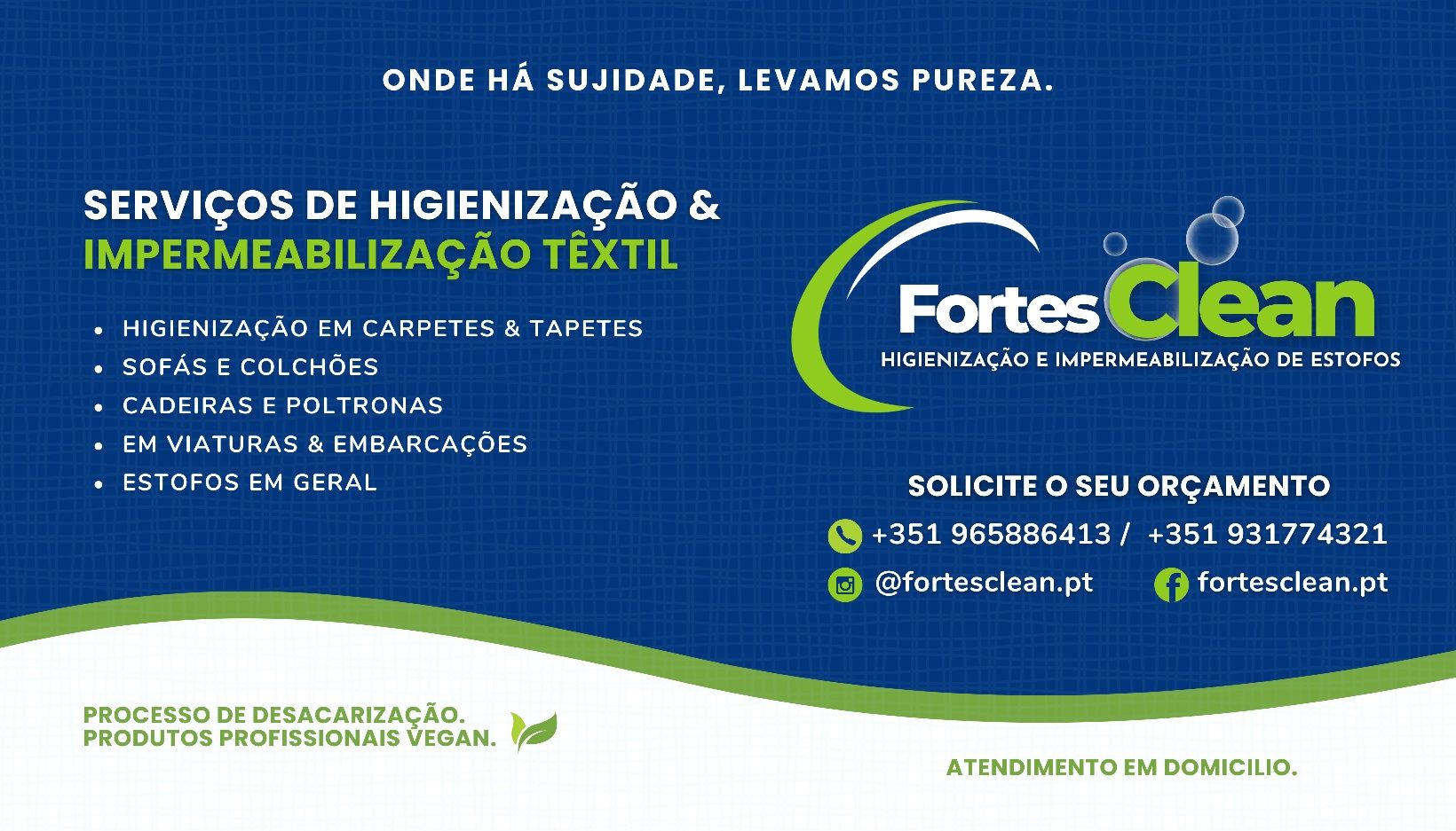 Limpeza e Higienização de Estofos
