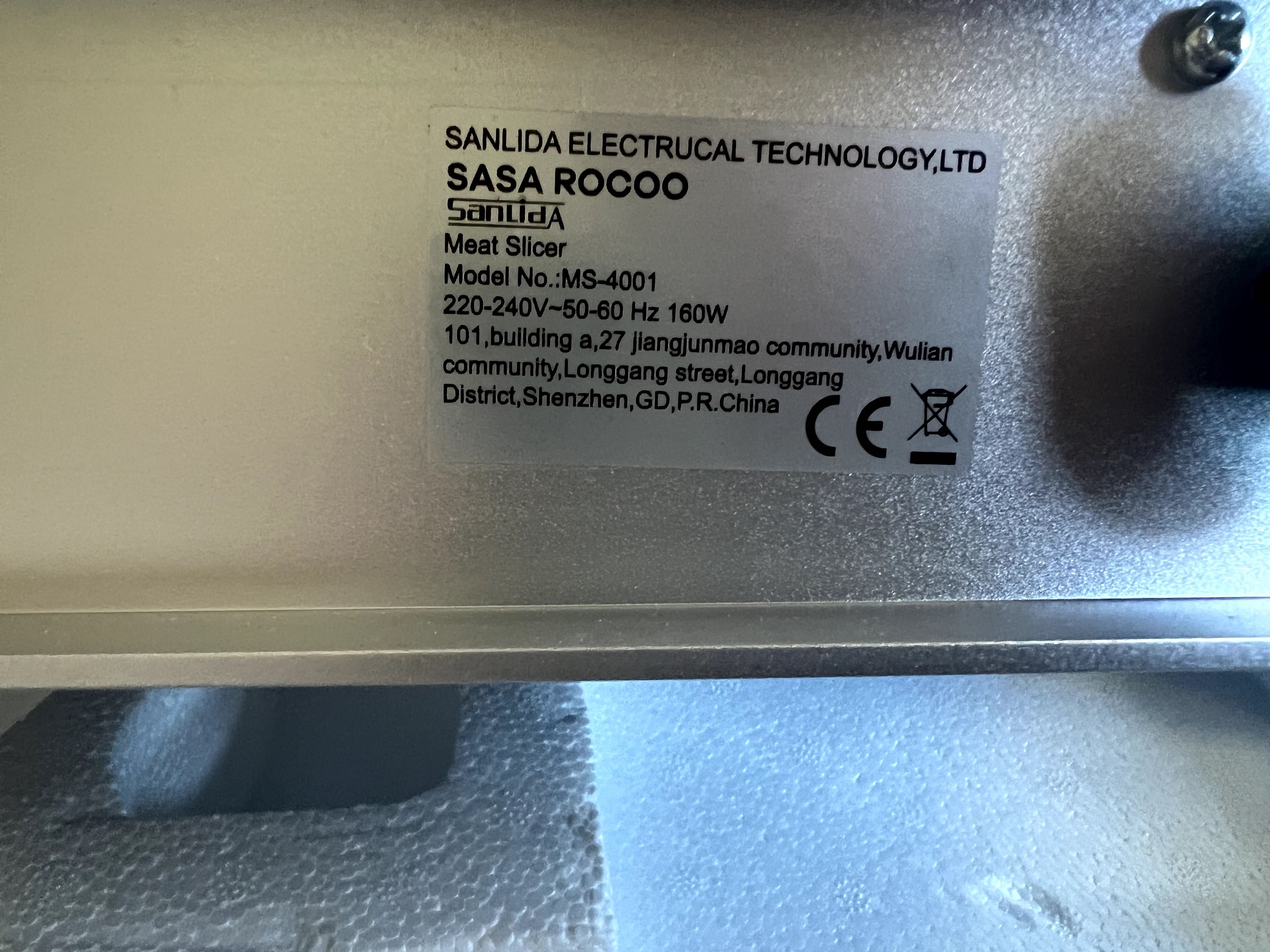 Слайсер SASA ROCOO, Ломтерезка,,