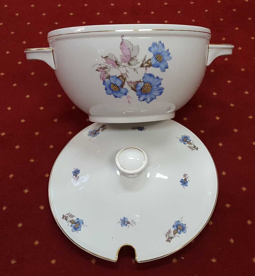 Porcelanowa waza na zupę - F. Porcelan Stołowej KAROLINA z lat 50 tych