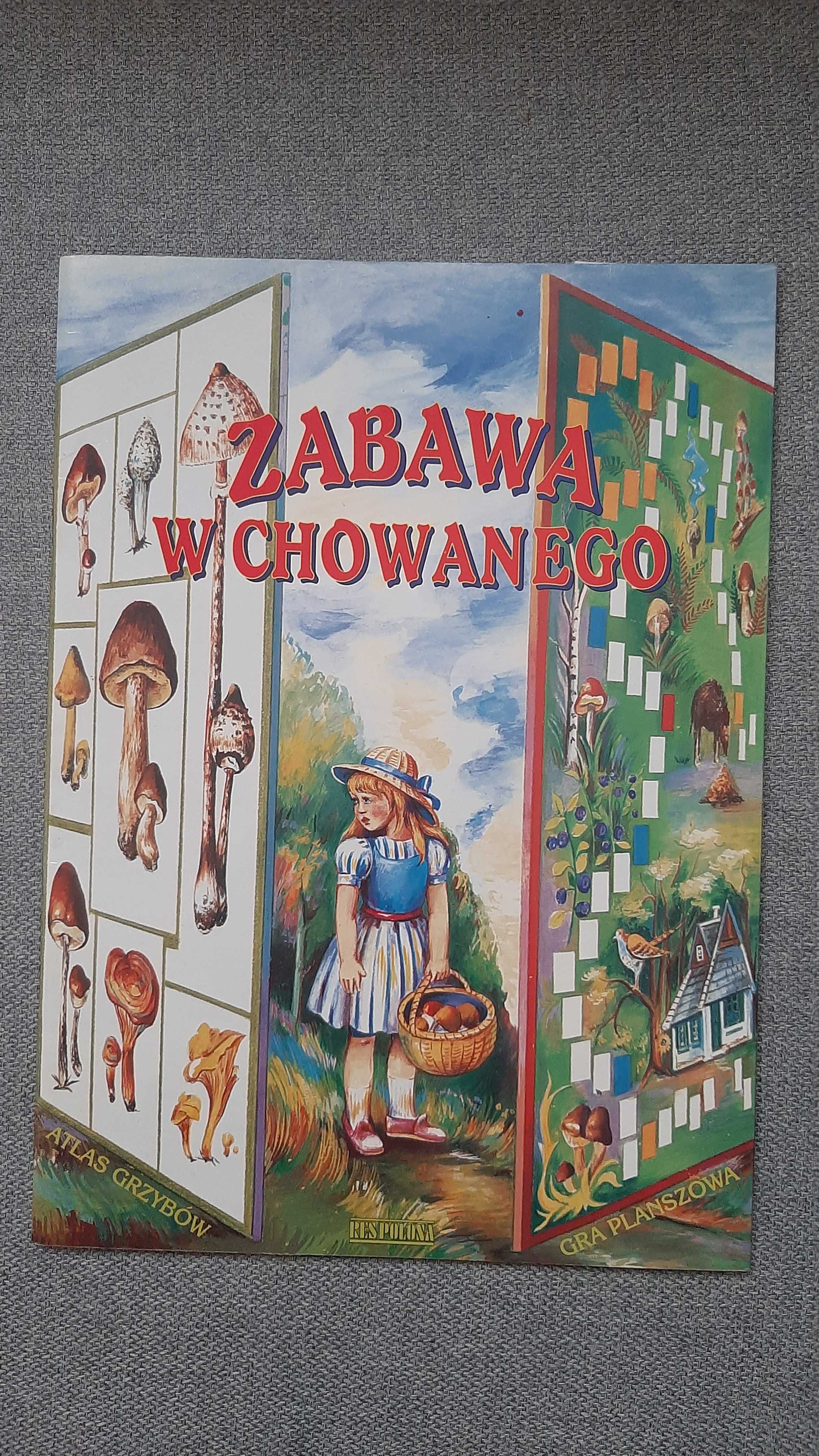 Atlas grzybów dla dzieci gra planszowa Zabawa w chowanego Anna Ziomka