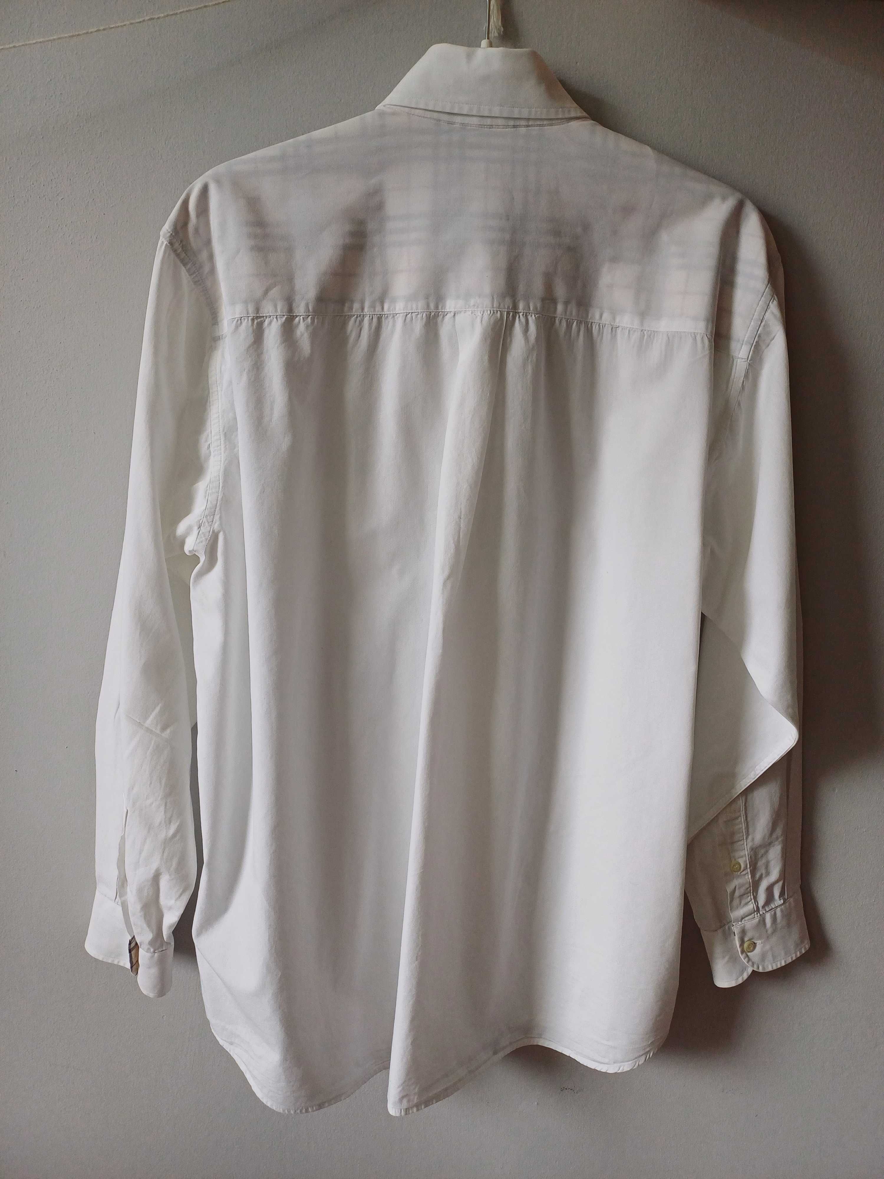 Burberry męska biała koszula rozmiar XL