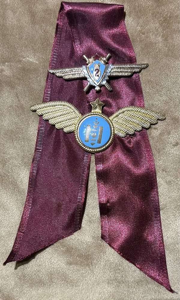 Odznaka Pilota Bombardiera ZSRR - Mongolia