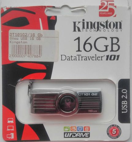 Флешка Kingston 16GB USB 2.0 для ноутбуков