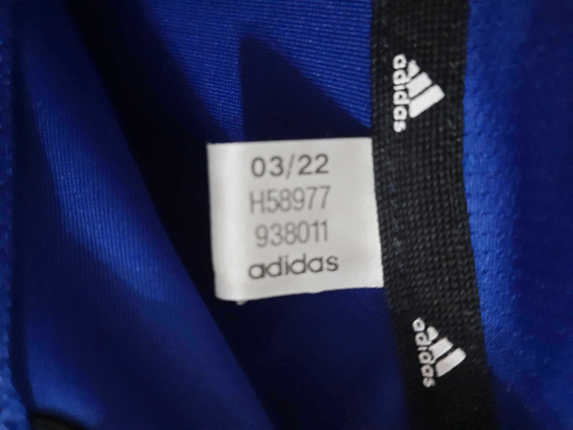 Niebieska koszulka polo Aeroready z krótkim rękawem marki Adidas