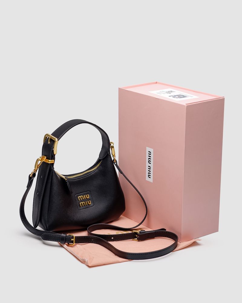 Torebka Miu Miu Leather Bag Black
