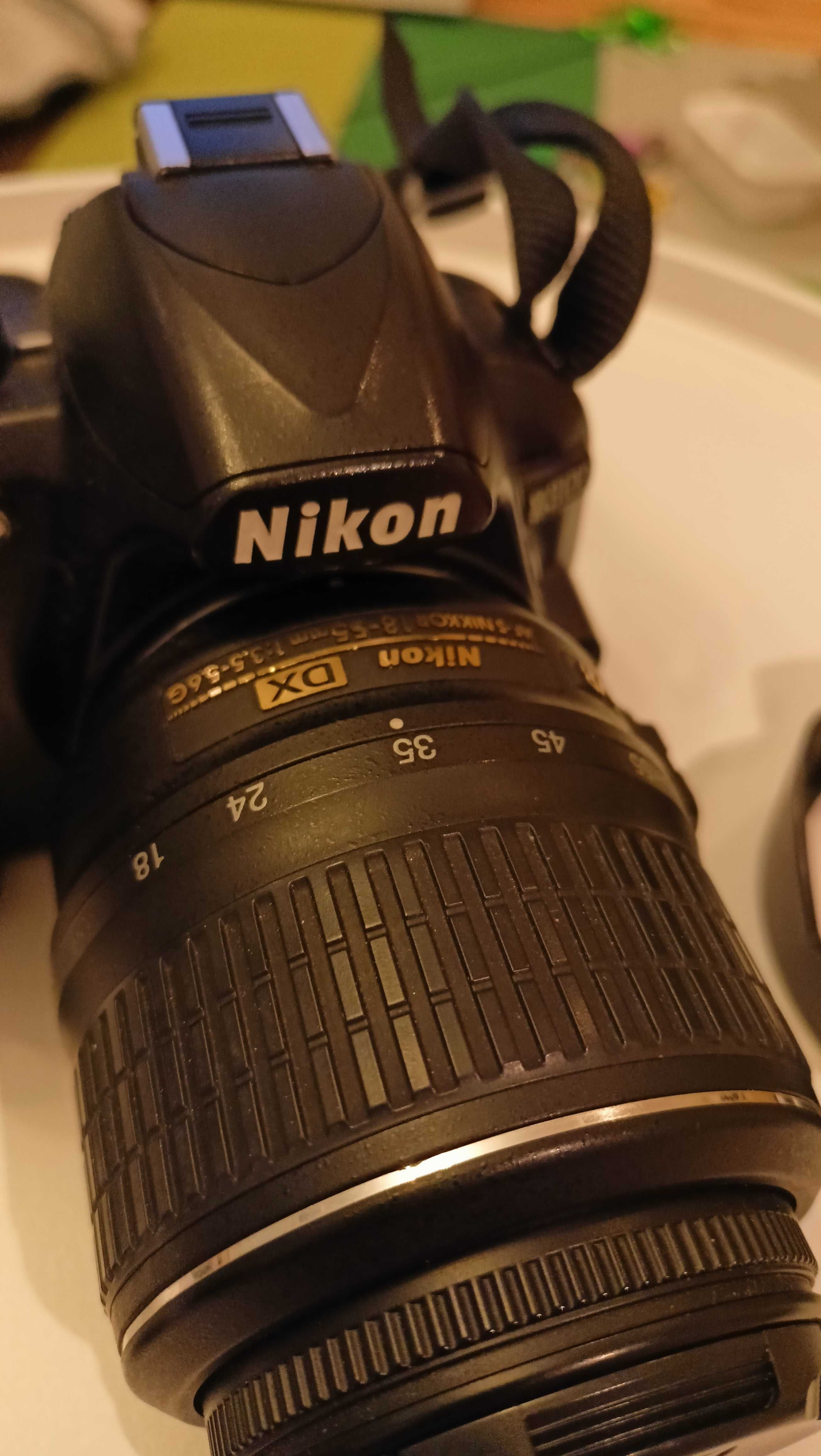 Aparat Nikon D3100 obiektyw 18 -55 mam Nikon