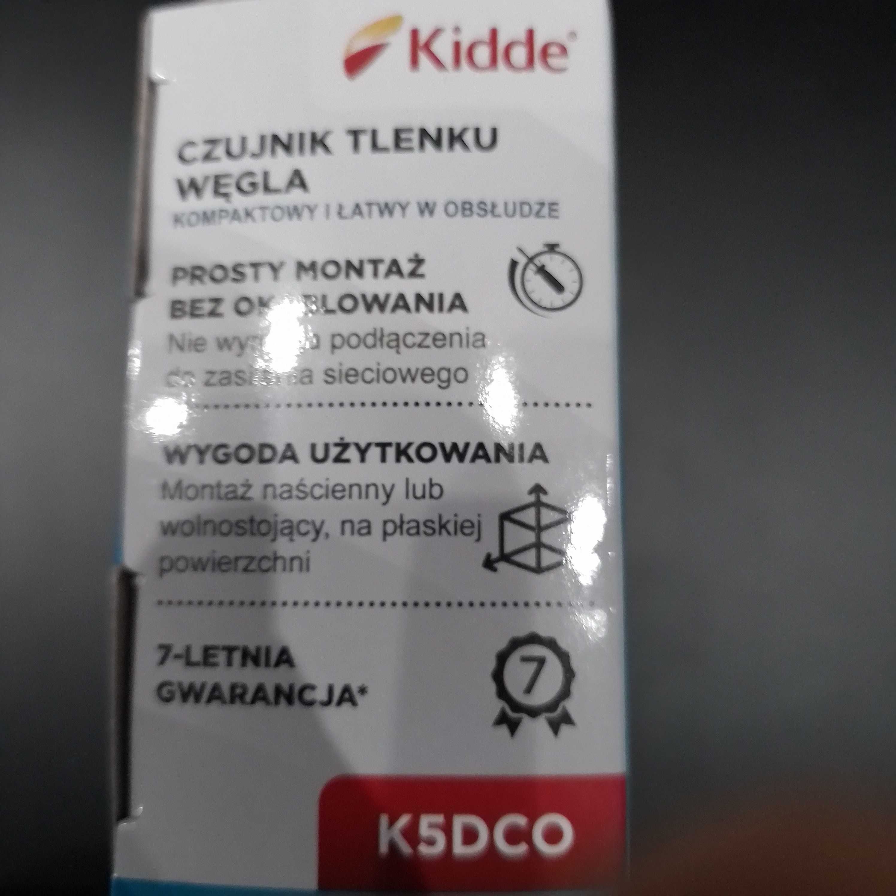 Czujnik czadu z wyświetlaczem Kidde K5DCO