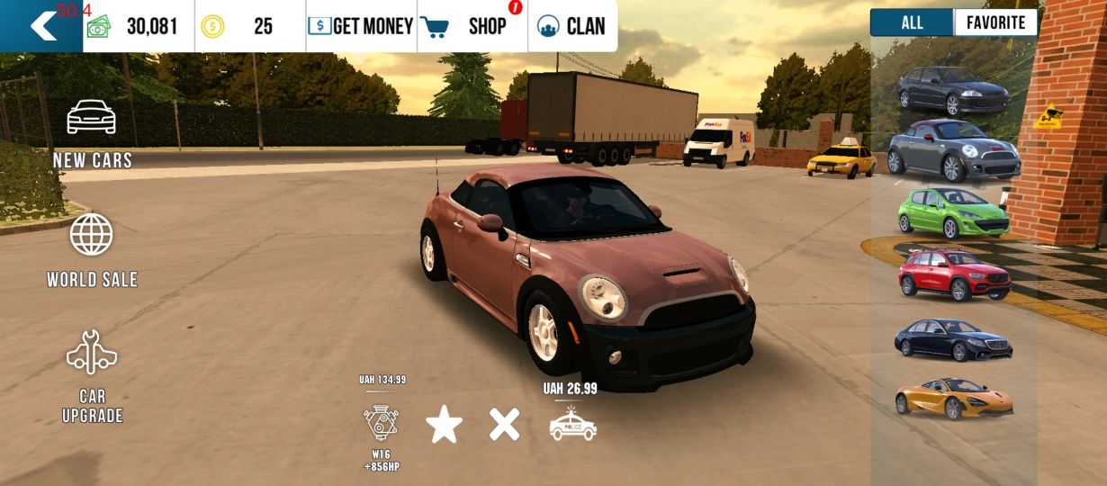 Аккаунт Car Parking Multiplayer