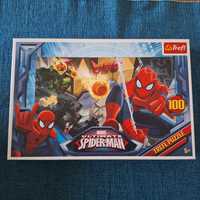 Puzzle Spiderman 100 trefl duże elementy