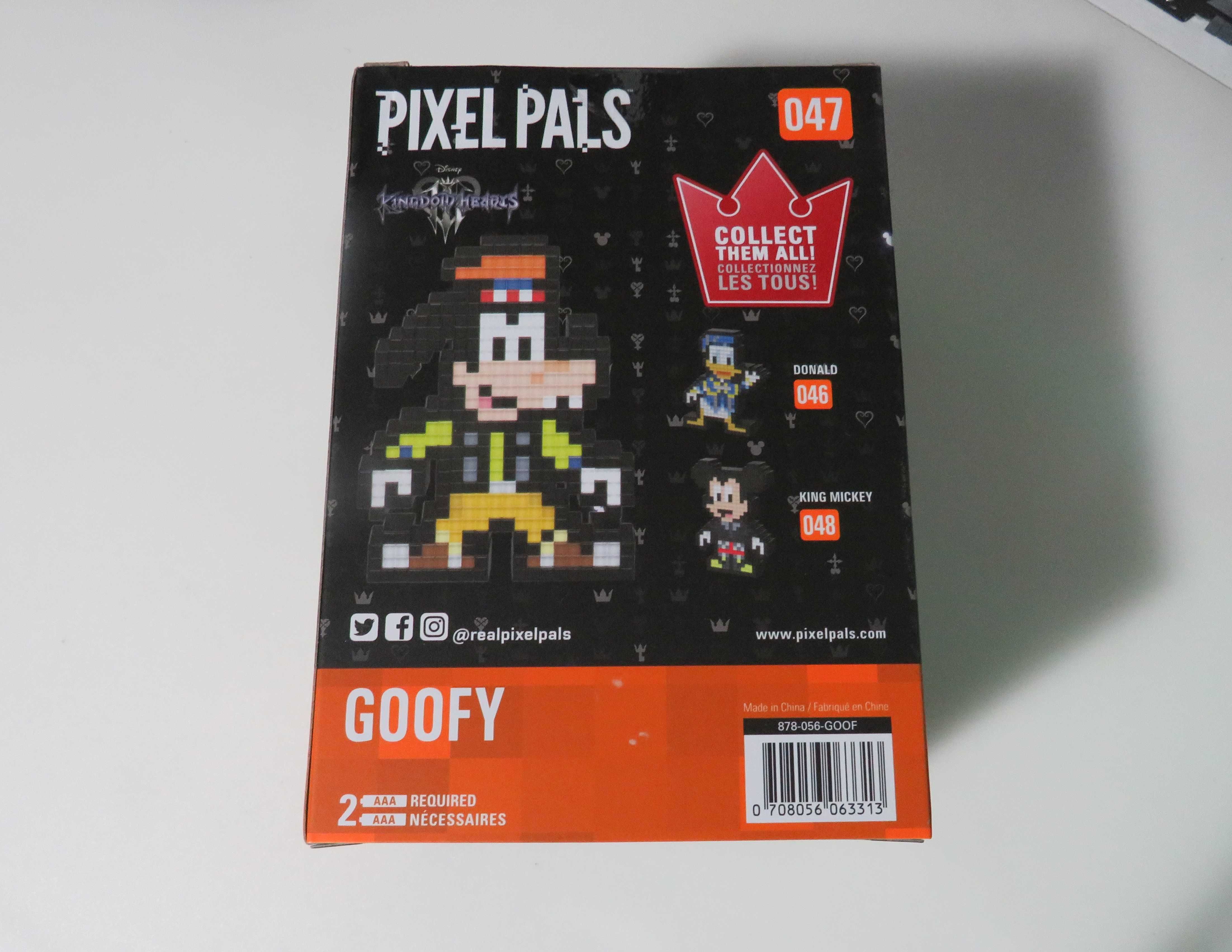 Figura Pixels Pals Kingdom Hearts Goofy 047 Novo e Selado