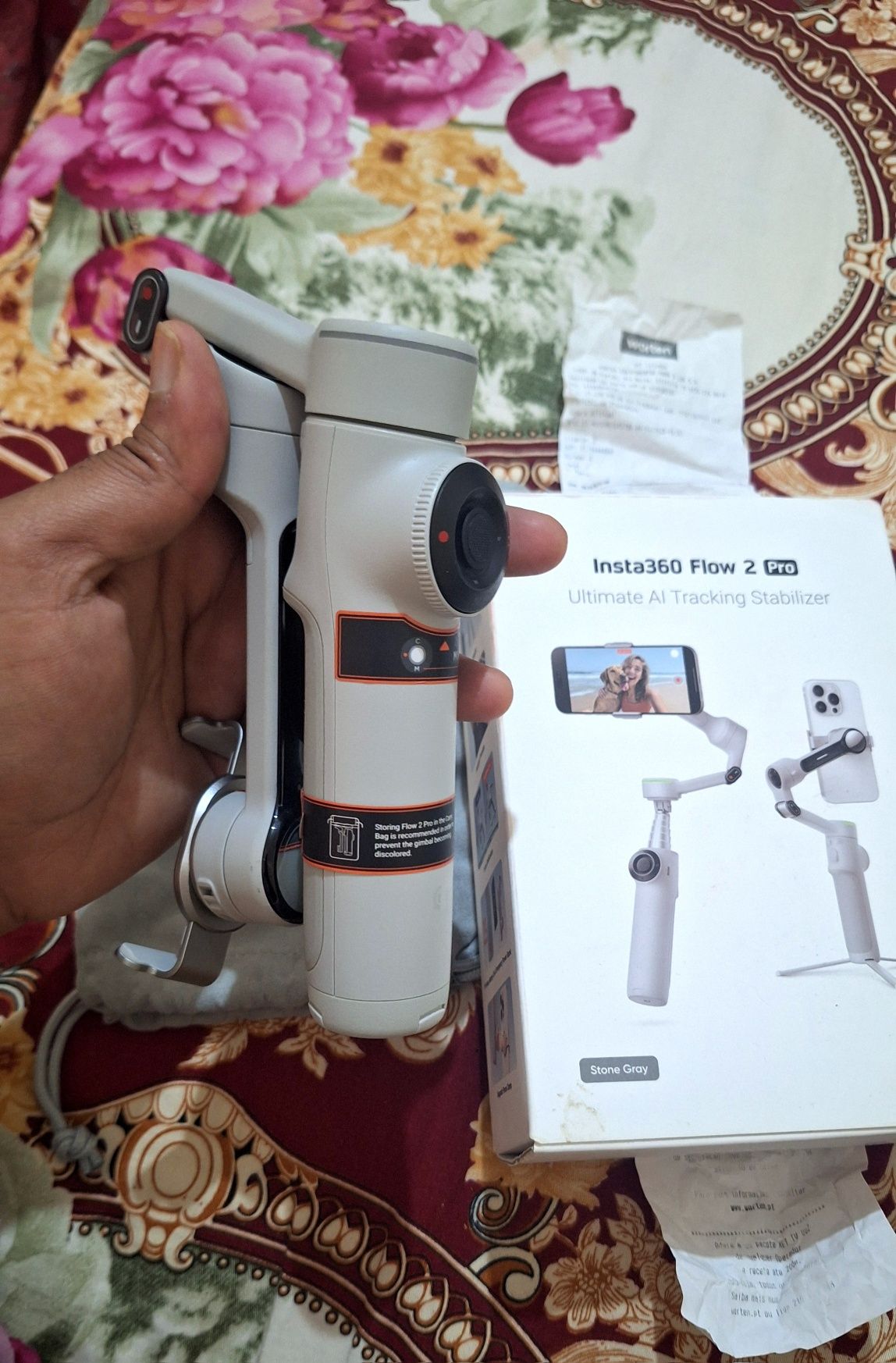 Combo de tripé Insta 360 flow 2 pro+ com saco para venda (usado 3 dias