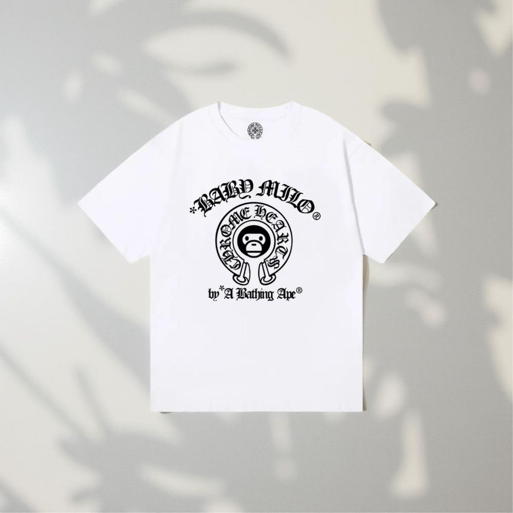 Мужская футболка  BAPE A Bathing APE  Baby Milo унисекс Бейп New Model