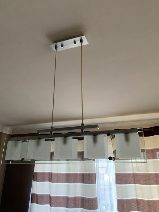 Żyrandol i lampa stojaca komplet