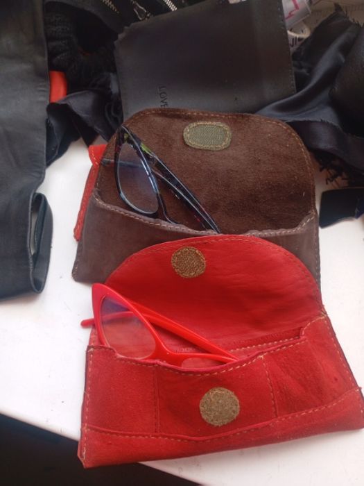 Футляр для окулярів з натуральної шкіри