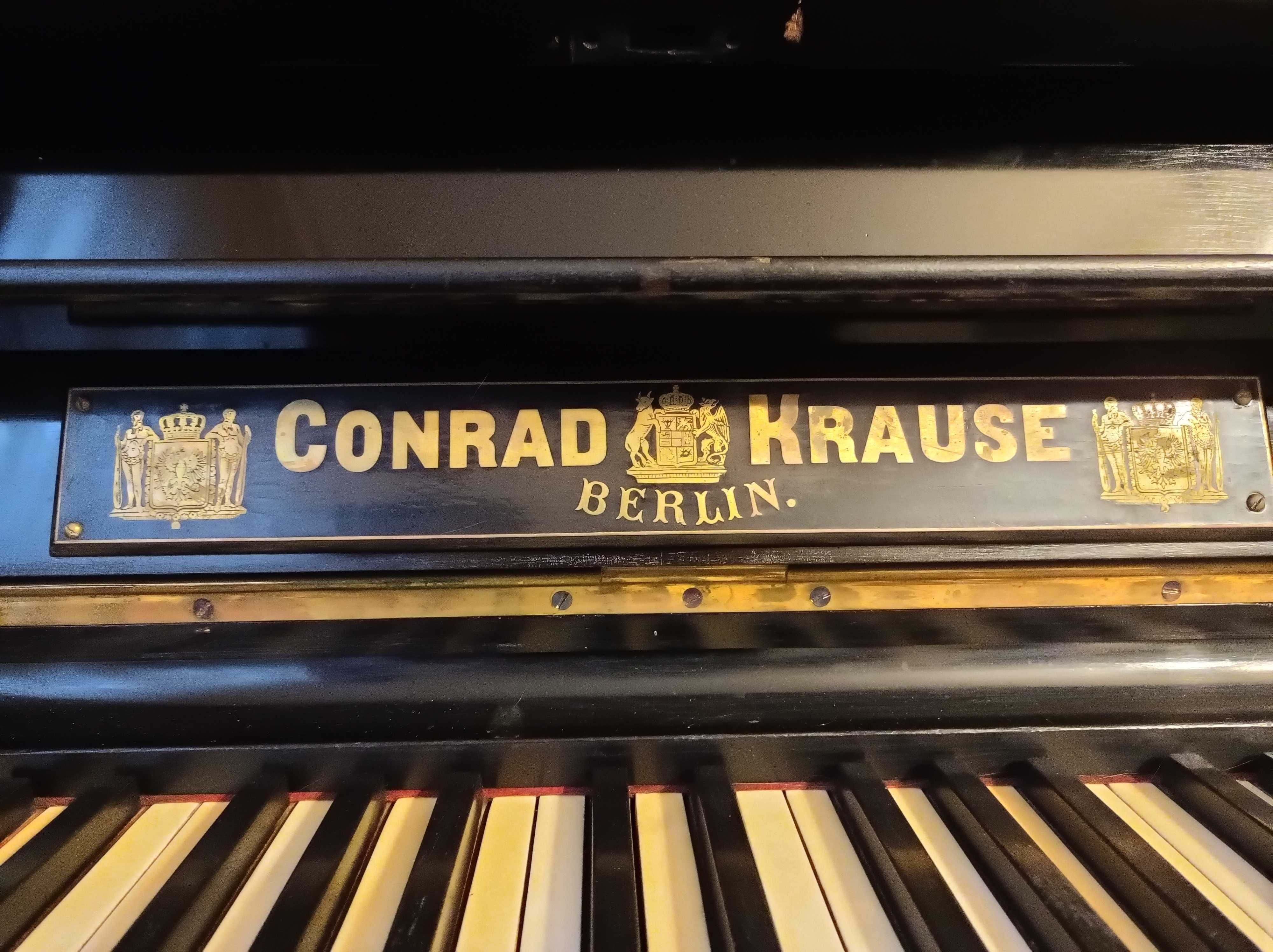 Pianino Conrad Krause XIX/XX wiek