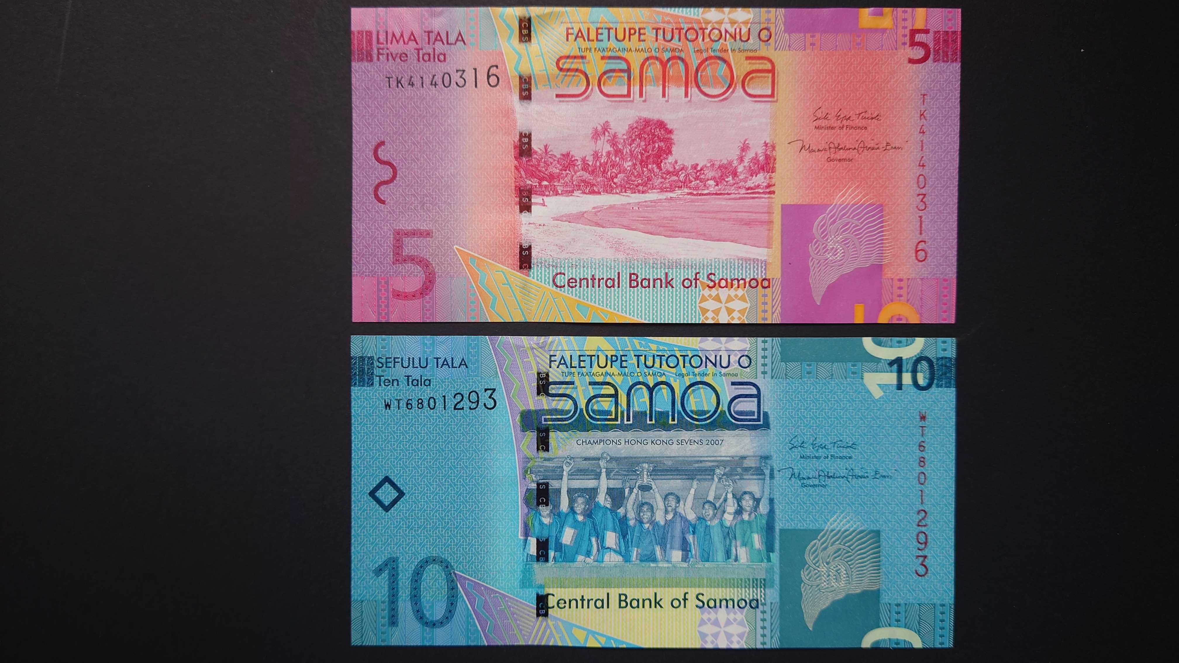 Samoa - zestaw banknotów UNC