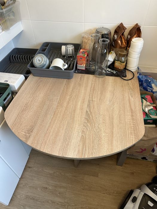 Stół drewniany rozkładany Jysk