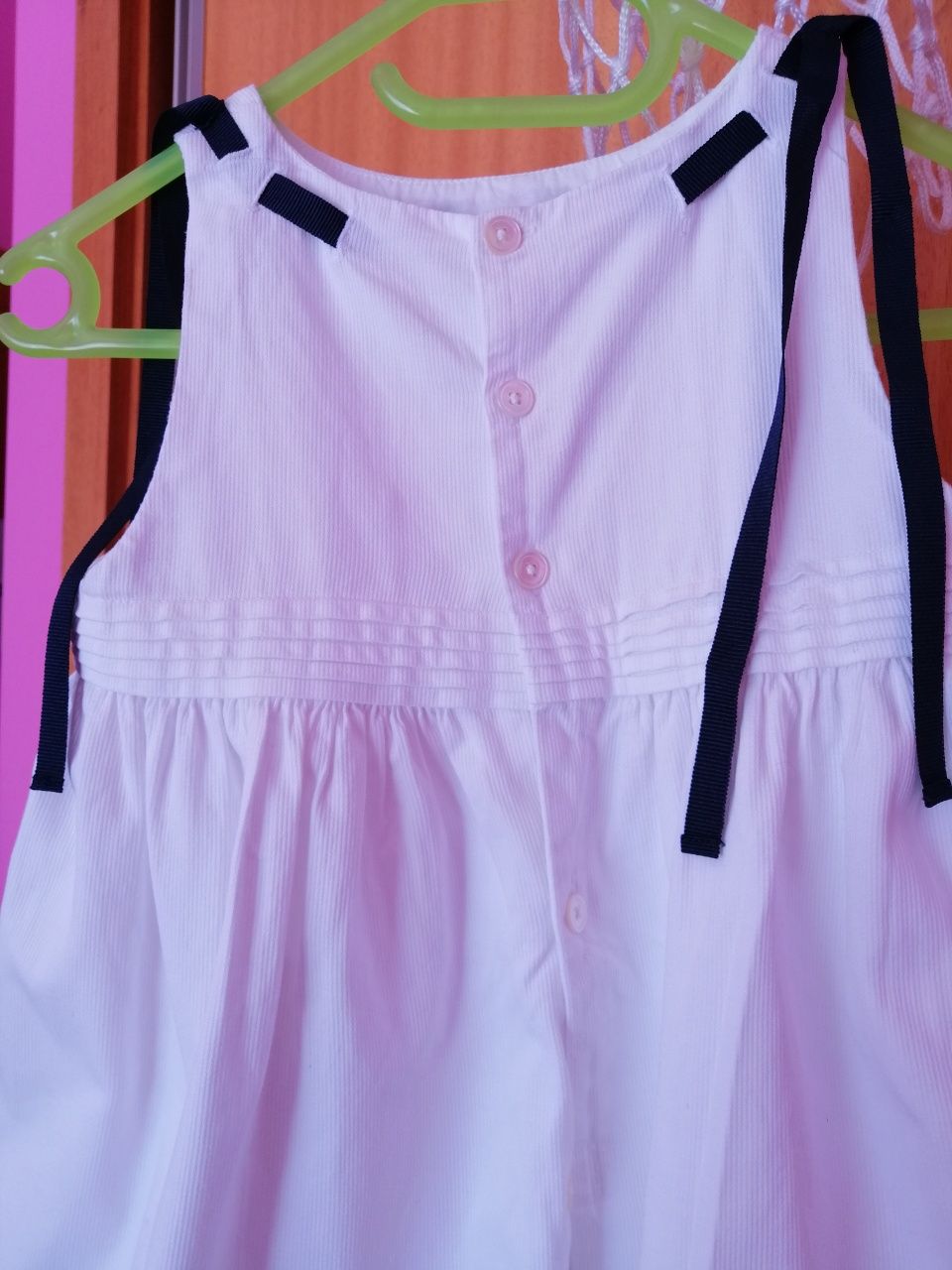 Vestido jaccadi branco