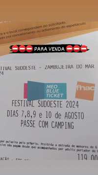 Bilhete Meo Sudoeste