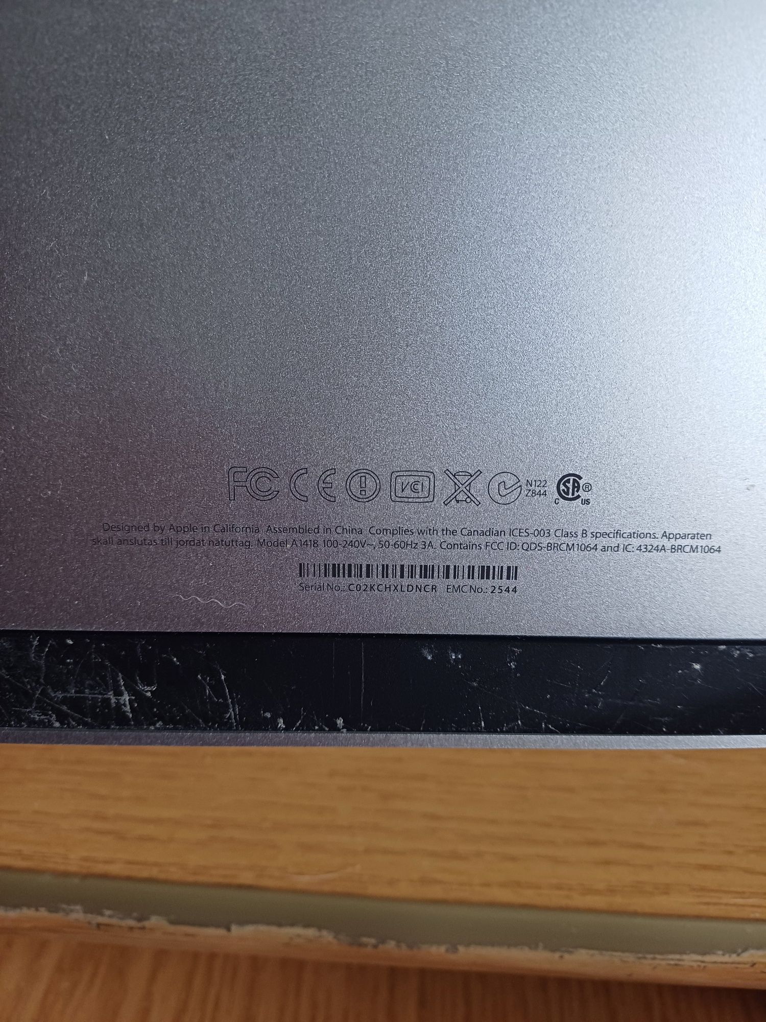 Продам компютер apple imac  a1418 21.5