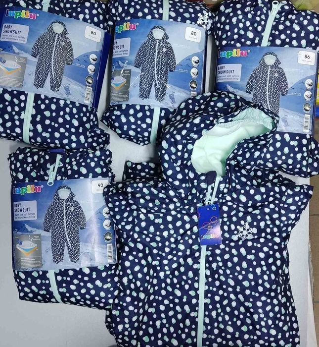 Комбінезони ТЕРМО мембранні суцільні Lupilu від Lidl Germany 80-104