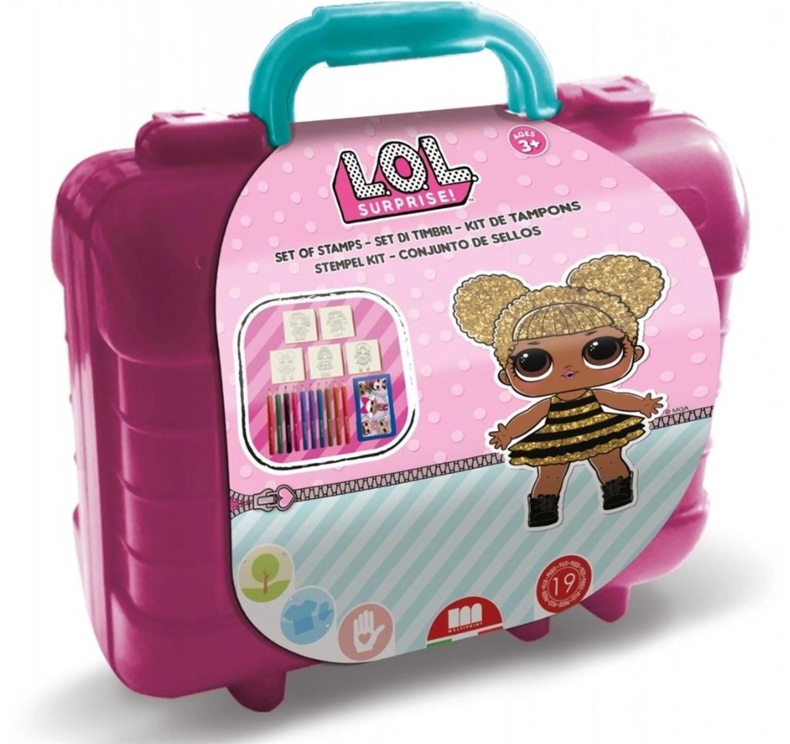 LOL Travel Set - Pieczątki pudełko,233x210 mm