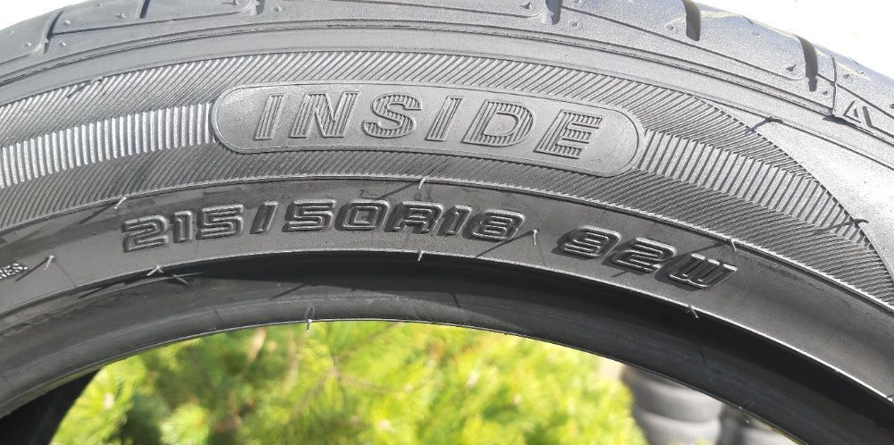 215/50R18 92W Falken Azenis komplet Lato Japoński producent Jak NOWE