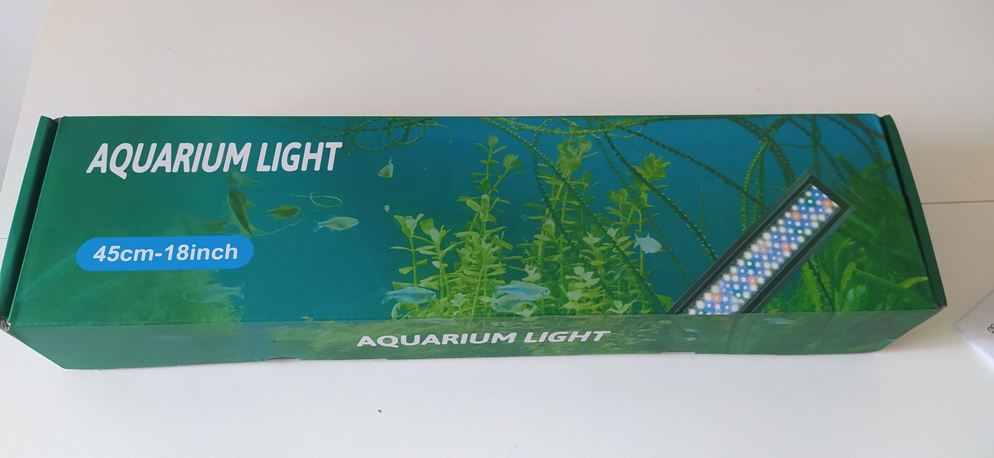 luz/iluminação 45cm led aquário plantados com programação 45/60cm