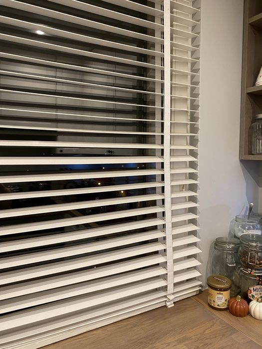 Żaluzje pvc szerokie 9 sztuk jak nowe