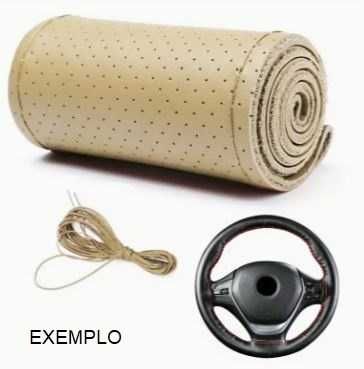 Clássico - capa para volante, em couro sintético